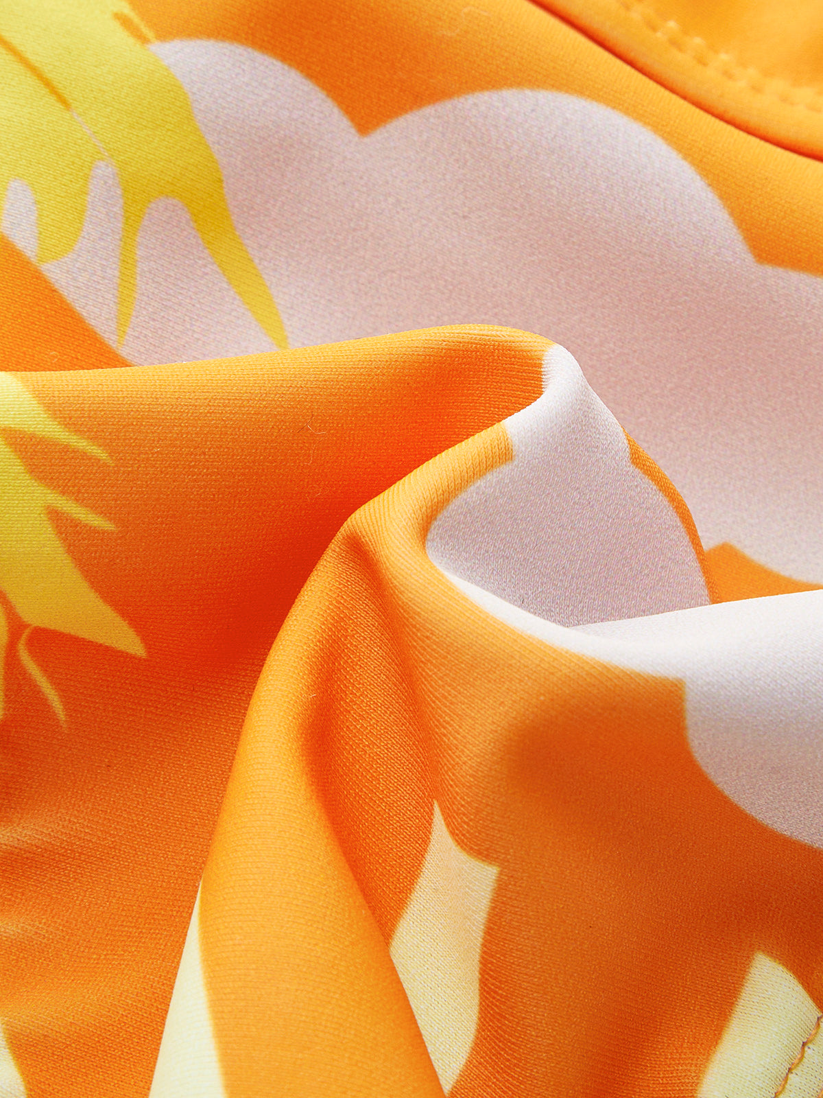 Tropical Print Bikini Set