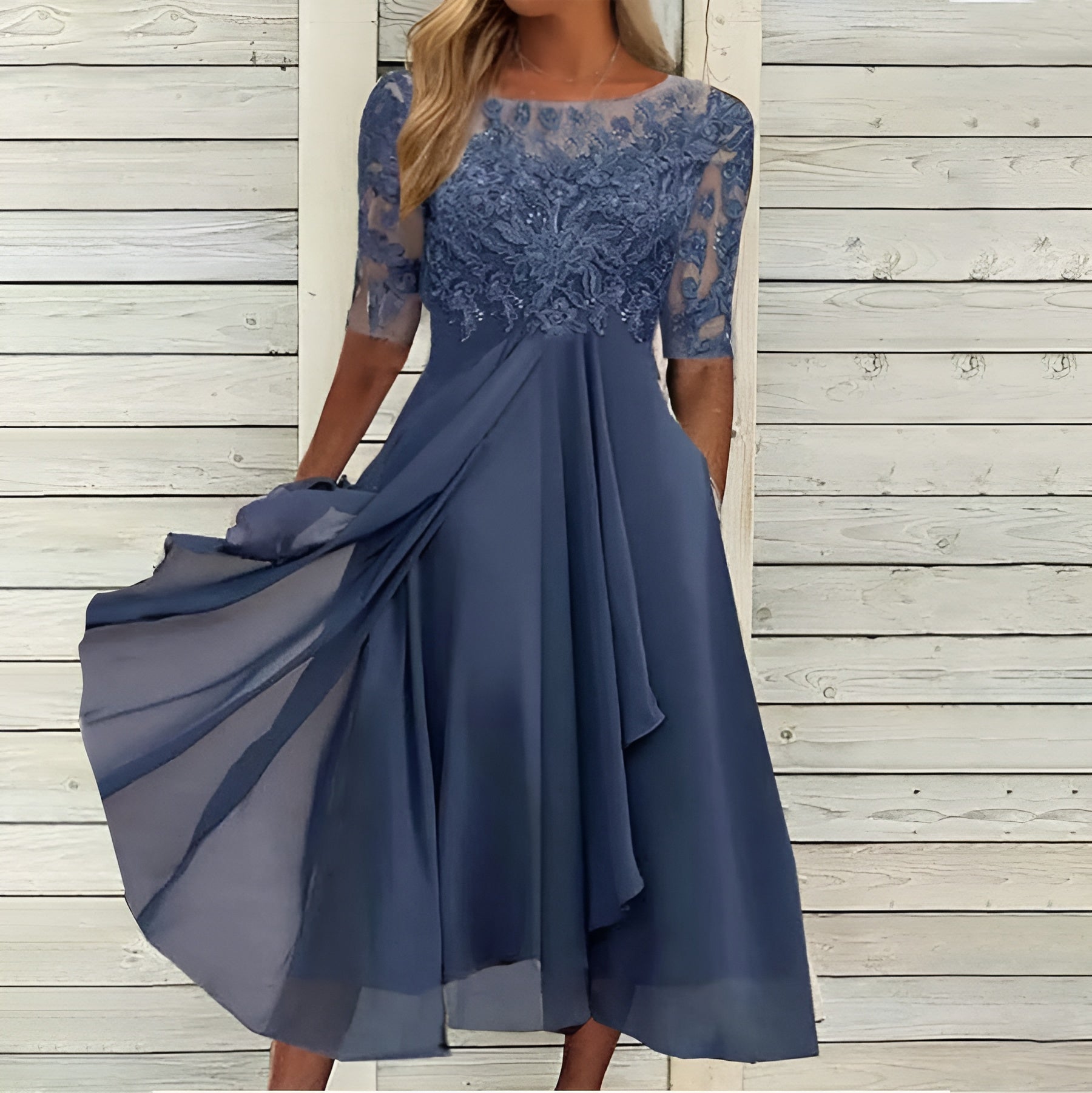 Alena™ | Elegant, Handgjord Spetsklänning – Tidlös Skönhet & Lyxig Komfort
