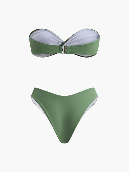 Twist Bandeau Bikini Set