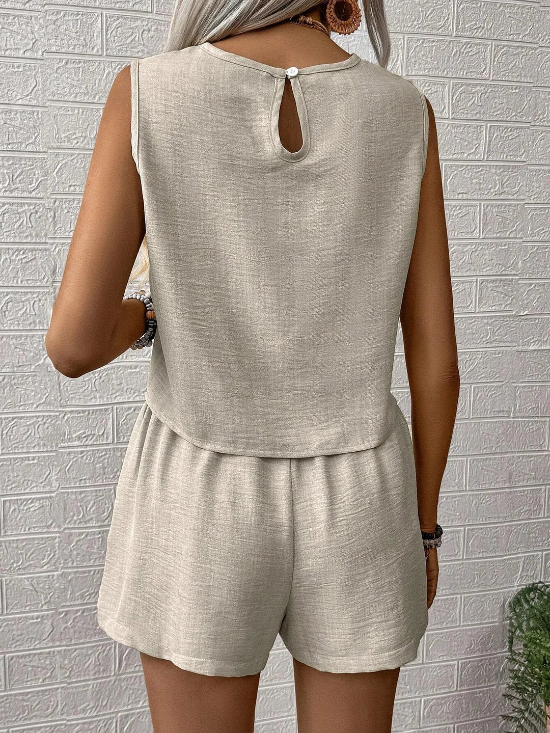 Ida Ärmlös Topp & Shorts